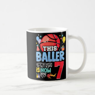 Honkbal Bball 7e verjaardag Deze Basketbalspeler I Koffiemok