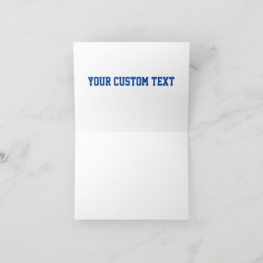 Honkbal Bedankkaart (Binnen)