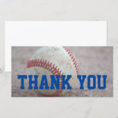 Honkbal Bedankkaart (Voorkant / Achterkant)