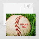 Honkbal bedankt Briefkaart (Voorkant / Achterkant)