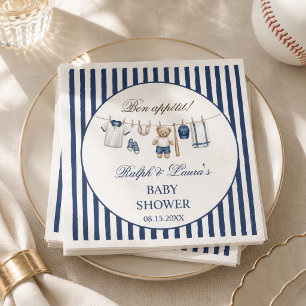 Honkbal Beer Baby Shower Servet
