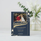 Honkbal bewaar de datum met foto save the date (Staand voorkant)