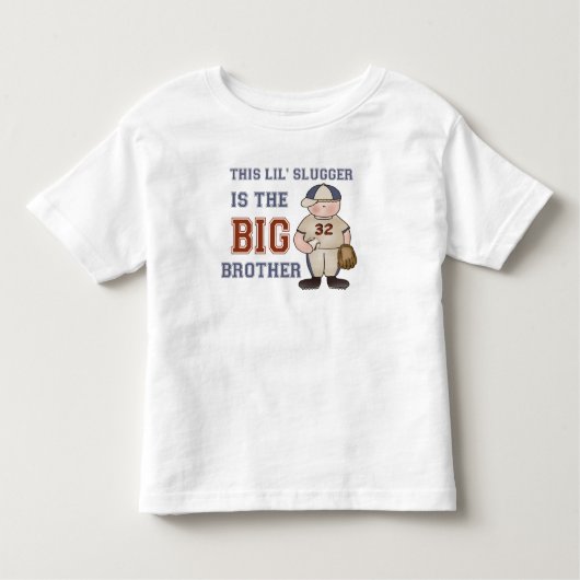 Honkbal Big Brother Kinder Shirts (Voorkant)