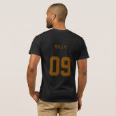 honkbal Billy het Konijn™ sport Serie T-shirt (Achterkant volledig)