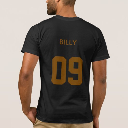 honkbal Billy het Konijn™ sport Serie T-shirt (Achterkant)