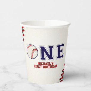honkbal Birthday Paper Cup Papieren Bekers