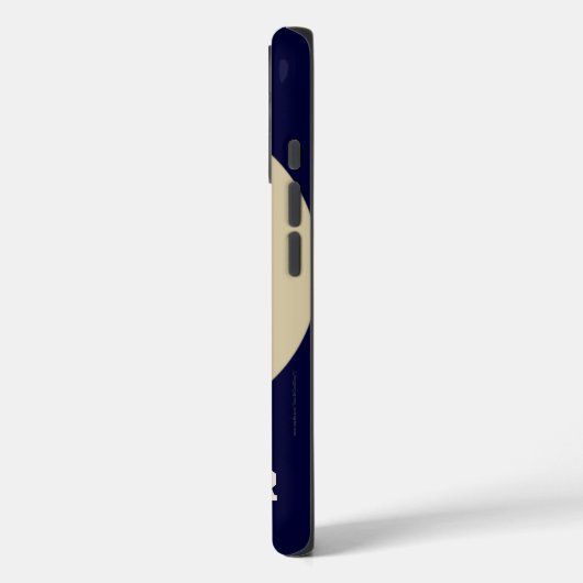 Honkbal, Blauw, Naam, Case-Mate iPhone Case (Achterkant / Links)