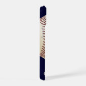 Honkbal, Blauw, Naam iPhone 15 Case (Rechterkant)