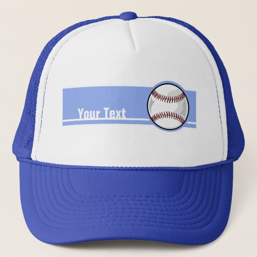 Honkbal; Blauw Trucker Pet (Voorkant)