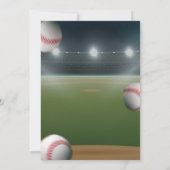 Honkbal brengt je in de tienerjongen verjaardag kaart (Achterkant)