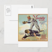 honkbal briefkaart (Voorkant / Achterkant)