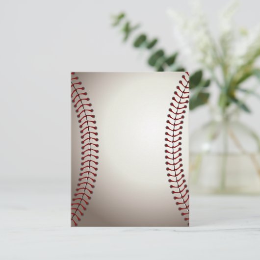 Honkbal Briefkaart (Staand voorkant)