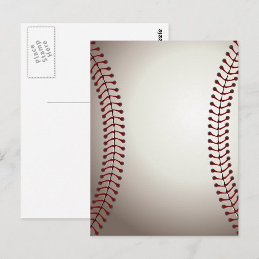 Honkbal Briefkaart (Voorkant / Achterkant)