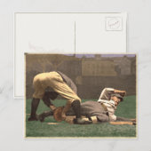  honkbal Briefkaart (Voorkant / Achterkant)