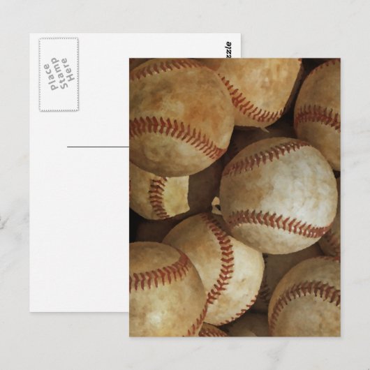 Honkbal Briefkaart (Voorkant / Achterkant)