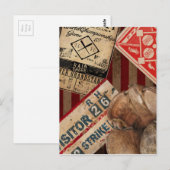  honkbal briefkaart (Voorkant / Achterkant)