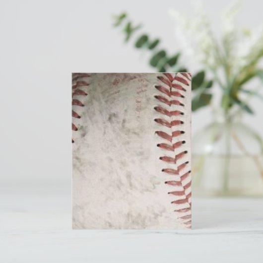 Honkbal Briefkaart (Staand voorkant)