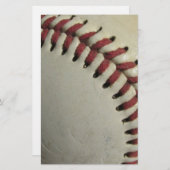 Honkbal Briefpapier (Voorkant / Achterkant)