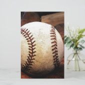 Honkbal Briefpapier (Staand voorkant)