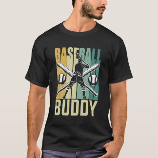 Honkbal Buddy Lover Honkballer Speler Hobby T-shirt