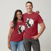 Honkbal Burster T-shirt (Unisex)