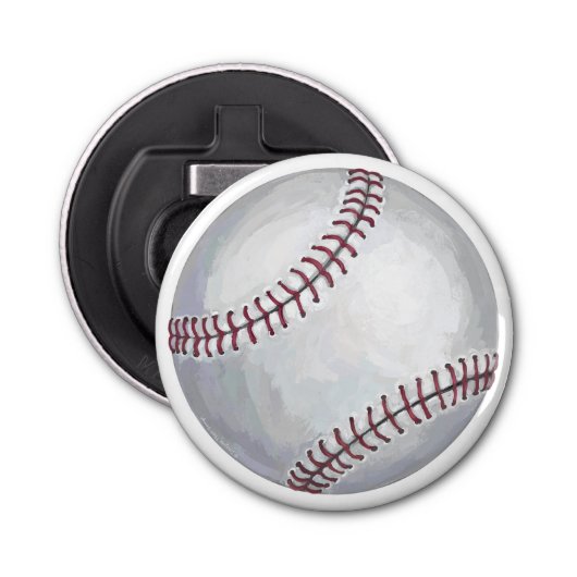 Honkbal Button Flesopener (Voorkant)