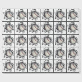 Honkbal cadeau cadeaupapier (Vlak)