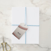 Honkbal Cadeaulabel (Met Touw)