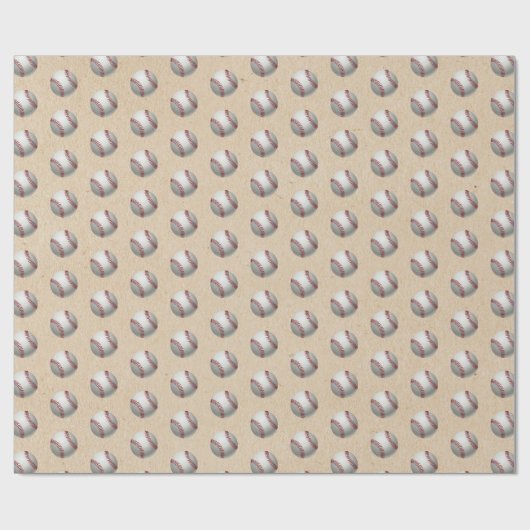 Honkbal Cadeaupapier (Vlak)