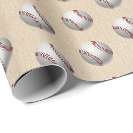 Honkbal Cadeaupapier (Rol Hoek)
