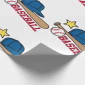 Honkbal Cadeaupapier (Hoek)