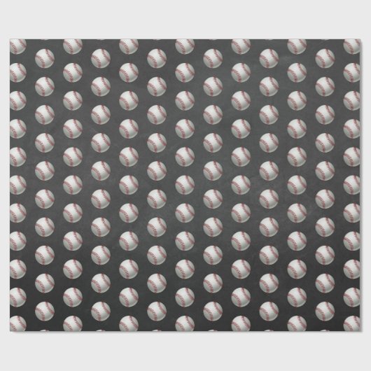 Honkbal Cadeaupapier (Vlak)