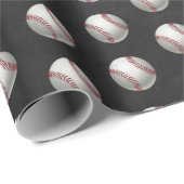 Honkbal Cadeaupapier (Rol Hoek)