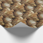 Honkbal Cadeaupapier (Hoek)