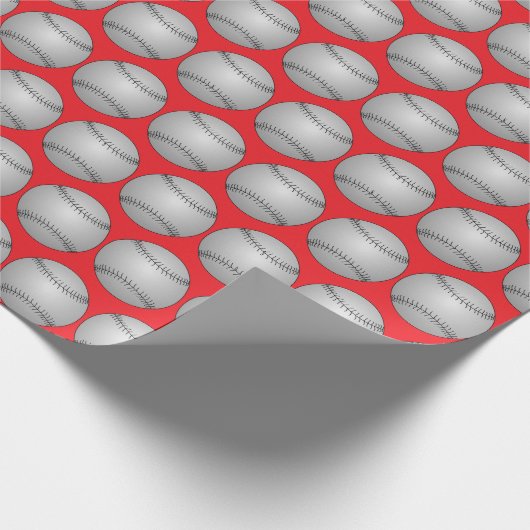 Honkbal Cadeaupapier (Hoek)