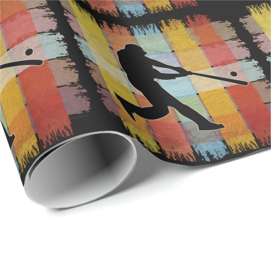 honkbal cadeaupapier (Rol Hoek)