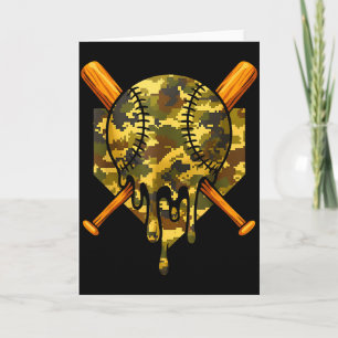 Honkbal Camo Jongens Ijsje Jeugd Honkbal Kaart