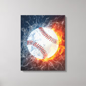 honkbal canvas afdruk (Voorkant)