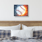 honkbal canvas afdruk (Insitu (Slaapkamer))