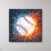 honkbal canvas afdruk (Voorkant)