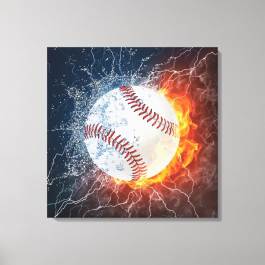 honkbal canvas afdruk (Voorkant)