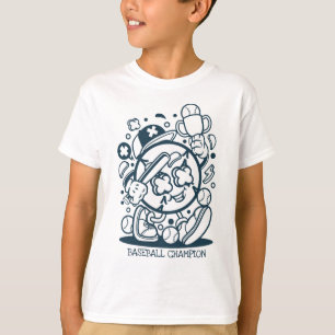 HONKBAL CARTOON KAMPIOEN T-SHIRT