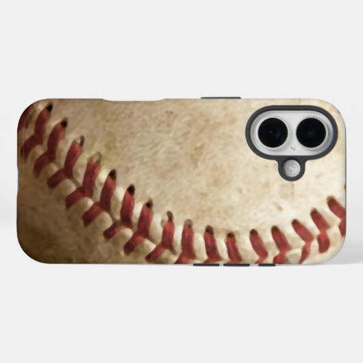  honkbal Case-Mate iPhone case (Achterkant (horizontaal))