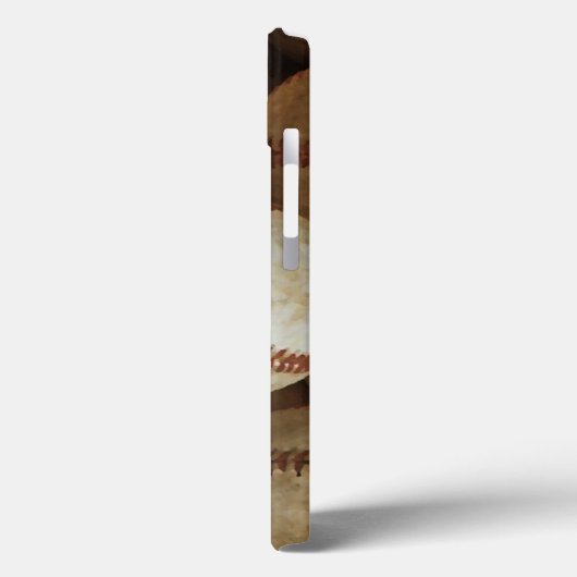 Honkbal Case-Mate iPhone Case (Achterkant / Links)