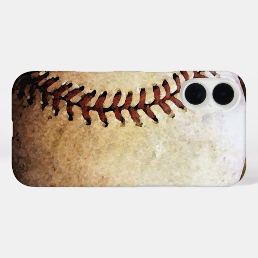 Honkbal Case-Mate iPhone Case (Achterkant (horizontaal))