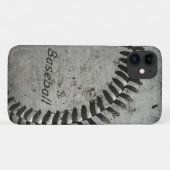Honkbal Case-Mate iPhone Case (Achterkant (horizontaal))