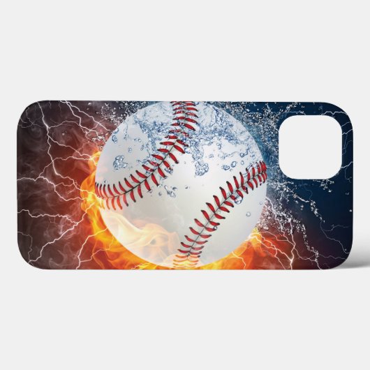 honkbal Case-Mate iPhone case (Achterkant (horizontaal))