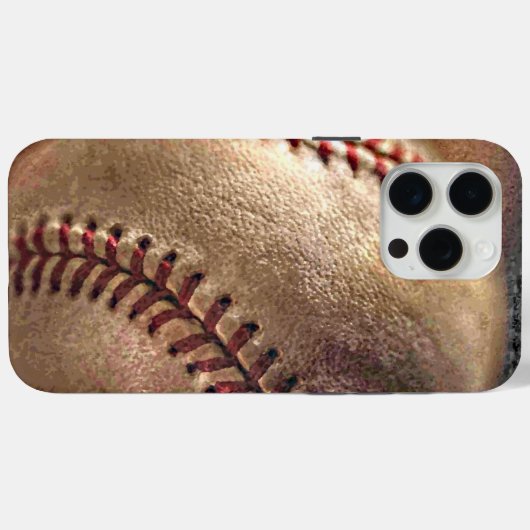 Honkbal Case-Mate iPhone Case (Achterkant (horizontaal))