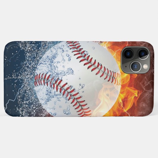 honkbal Case-Mate iPhone case (Achterkant (horizontaal))