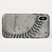 Honkbal Case-Mate iPhone Case (Achterkant (horizontaal))